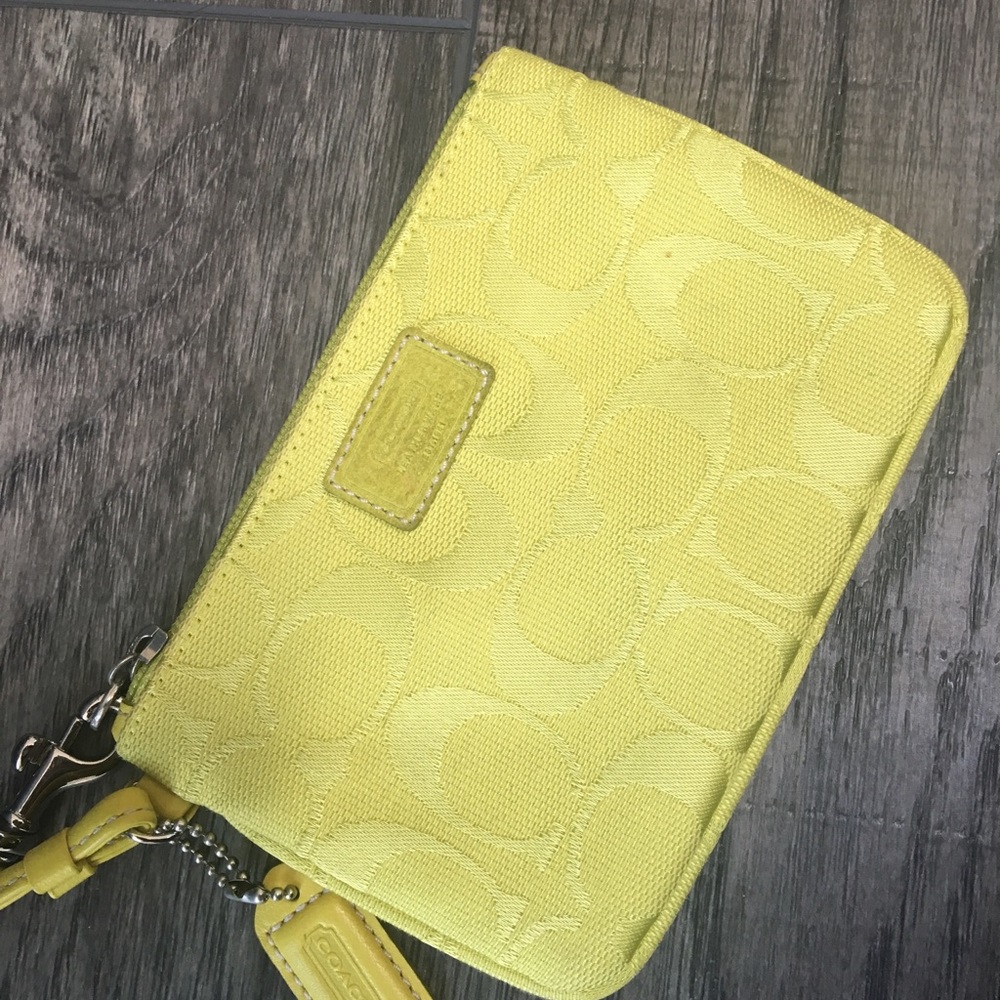 Signature Coach small wristlet